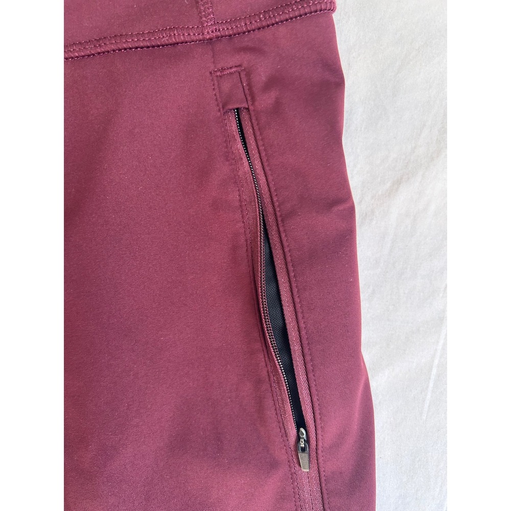 Xersion Quick-Dri Capri Leggings Womens Mesh Zipper Pockets Marion reflectors - Picture 6 of 6